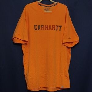 Carhartt Men's Bright Orange Short Sleeve Tee